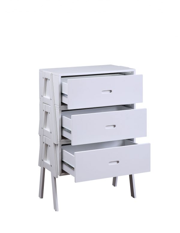 Sleek White Rectangular Convertible Coffee Table - Image 3