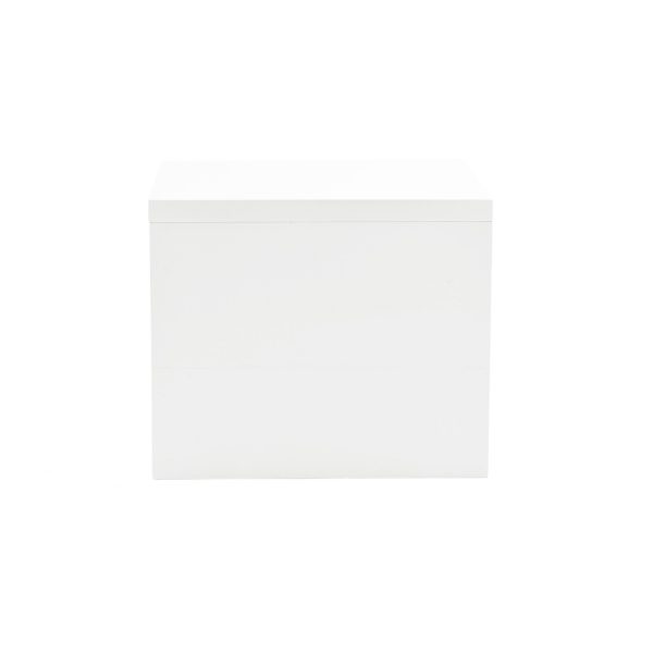 20" White Square End Table - Image 3
