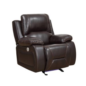 44 X 40" X 40" Brown  Power Reclining Chair