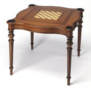 32" Brown Solid Wood Square Coffee Table
