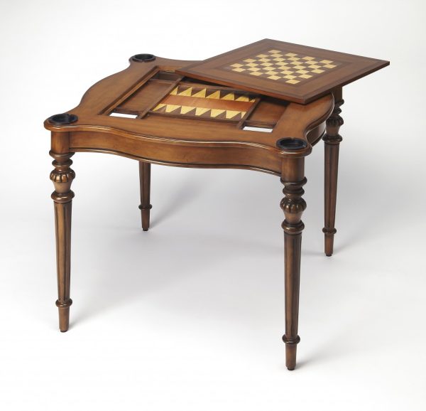32" Brown Solid Wood Square Coffee Table - Image 2