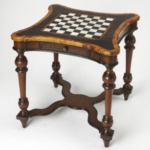 28" Brown Wood Square Coffee Table With Drawer