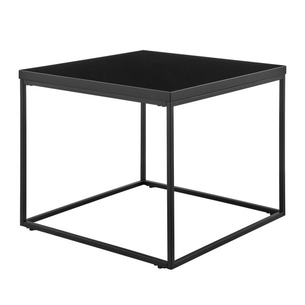 20" Black Square End Table - Image 2