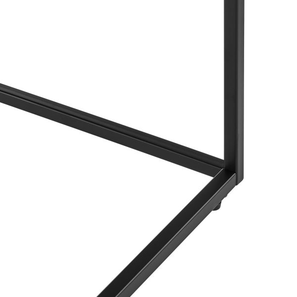 20" Black Square End Table - Image 3
