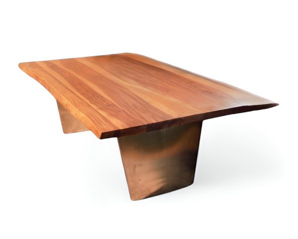 31" Natural Solid Wood Coffee Table - Image 2