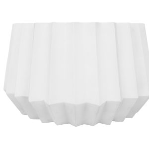 Modern White Concrete Abstract Coffee Table
