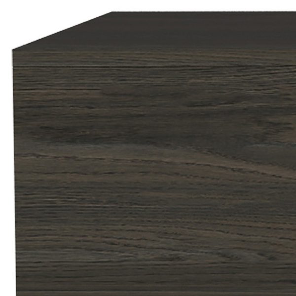 32" Carbon Espresso Manufactured Wood Rectangular Lift Top Coffee Table With Drawer And Shelf - Image 3